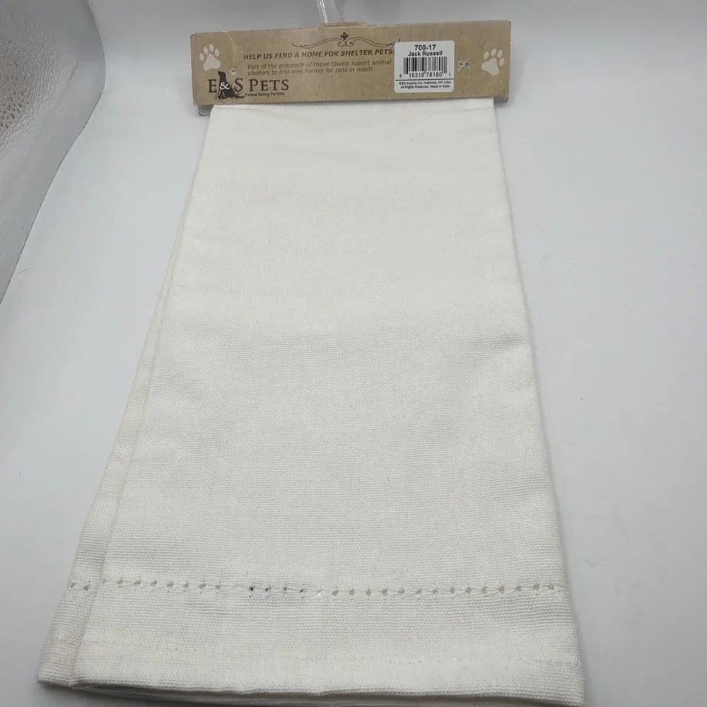 Jack Russell Terrier Dog Kitchen Towel All You Need‎ Is Love 100% Cotton